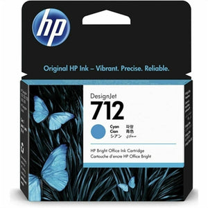 Cartouche d'encre originale HP HP 712 Cyan