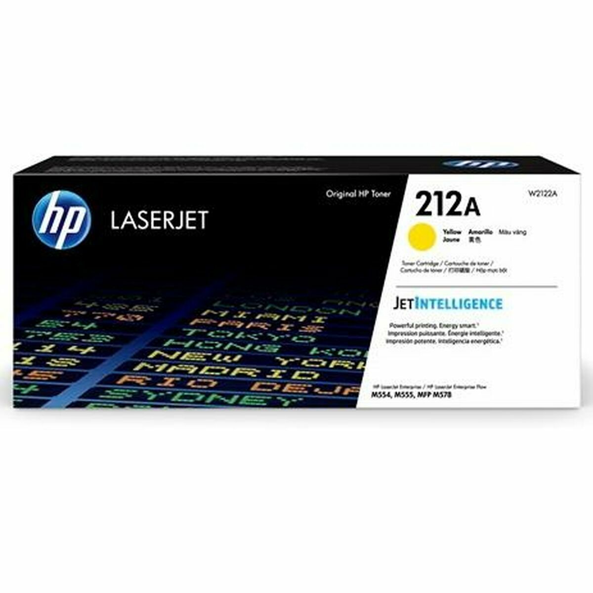 Toner original HP Jaune