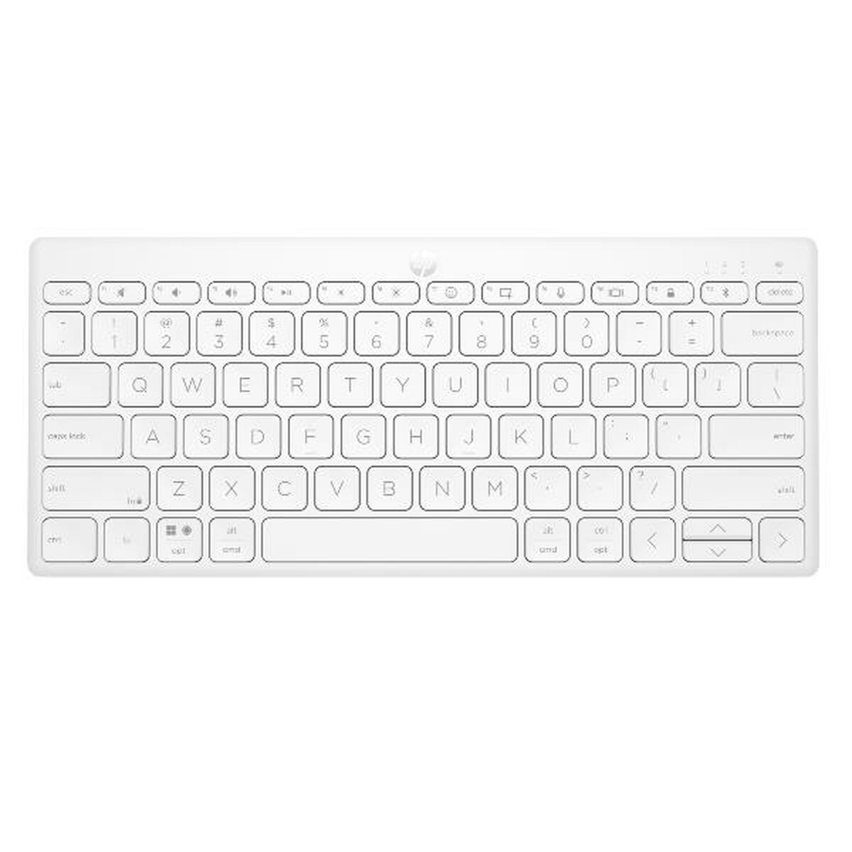 Bluetooth Keyboard HP 350 Spanish Qwerty White