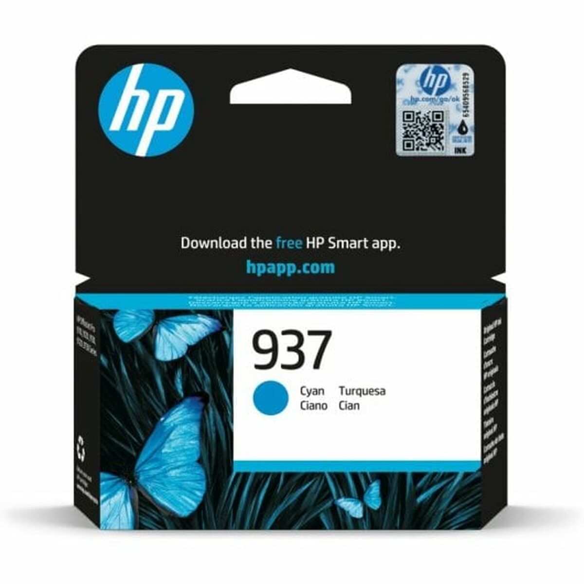 Original Ink Cartridge HP 937  Cyan