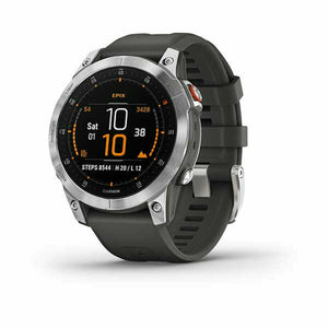 Smartwatch GARMIN Epix G2 Silberfarben 1,3"