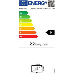 Écran ViewSonic VA2432-MHD 23,8" HD LED IPS