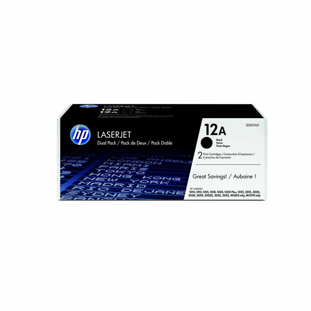 Toner HP 12A Noir Toner (2 Unités)