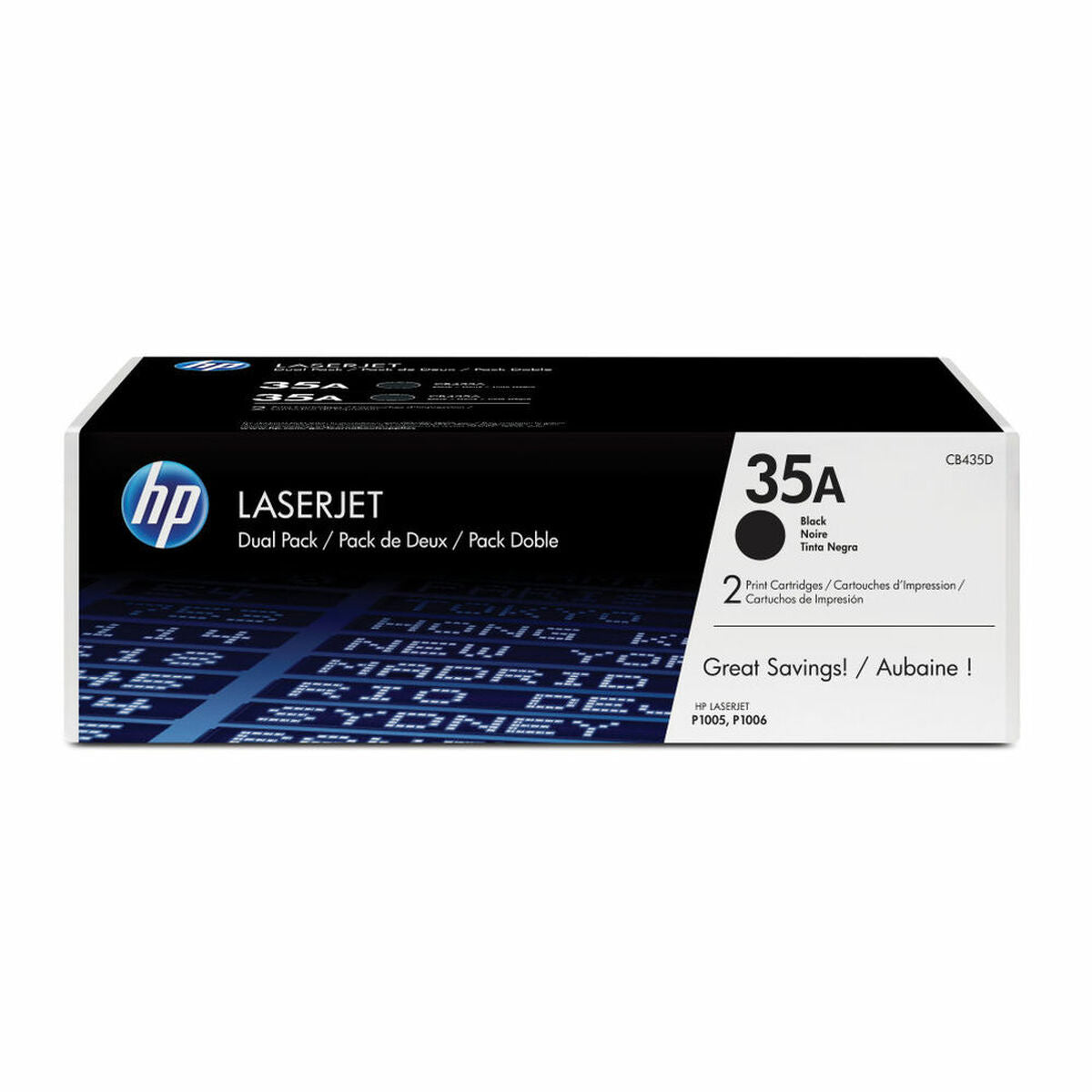 Toner HP Noir (2 Unités)