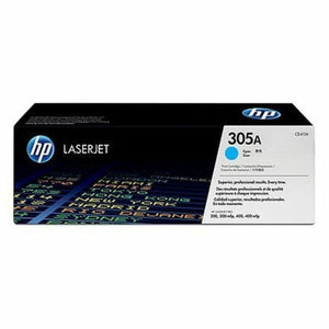 Original Toner HP 305A Cyan (4 Units)