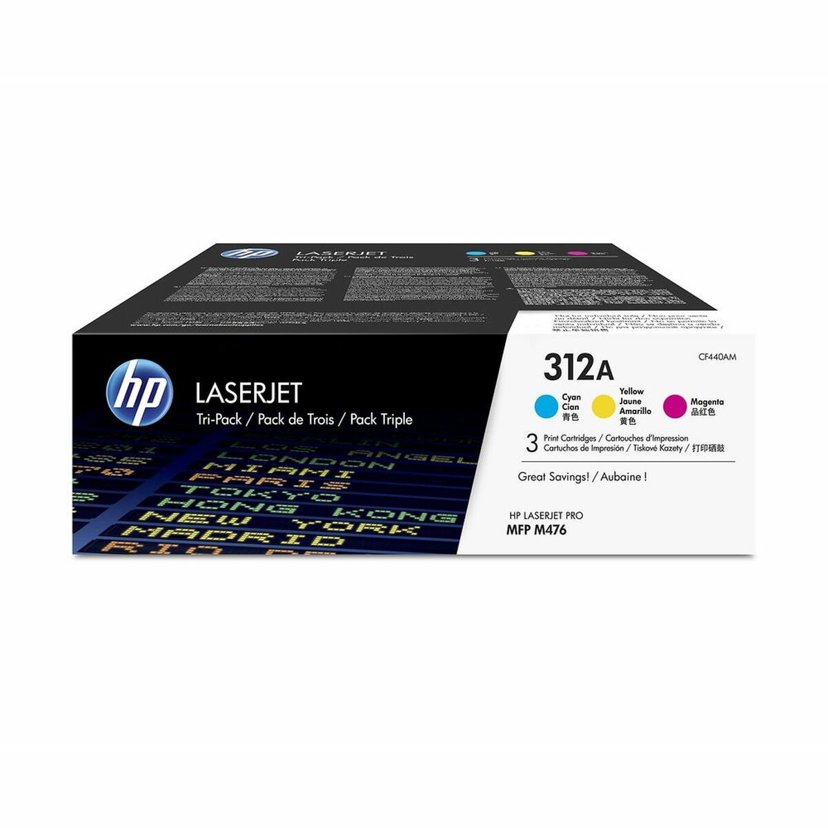 Toner HP Cyan/Magenta/Yellow (3 Units)