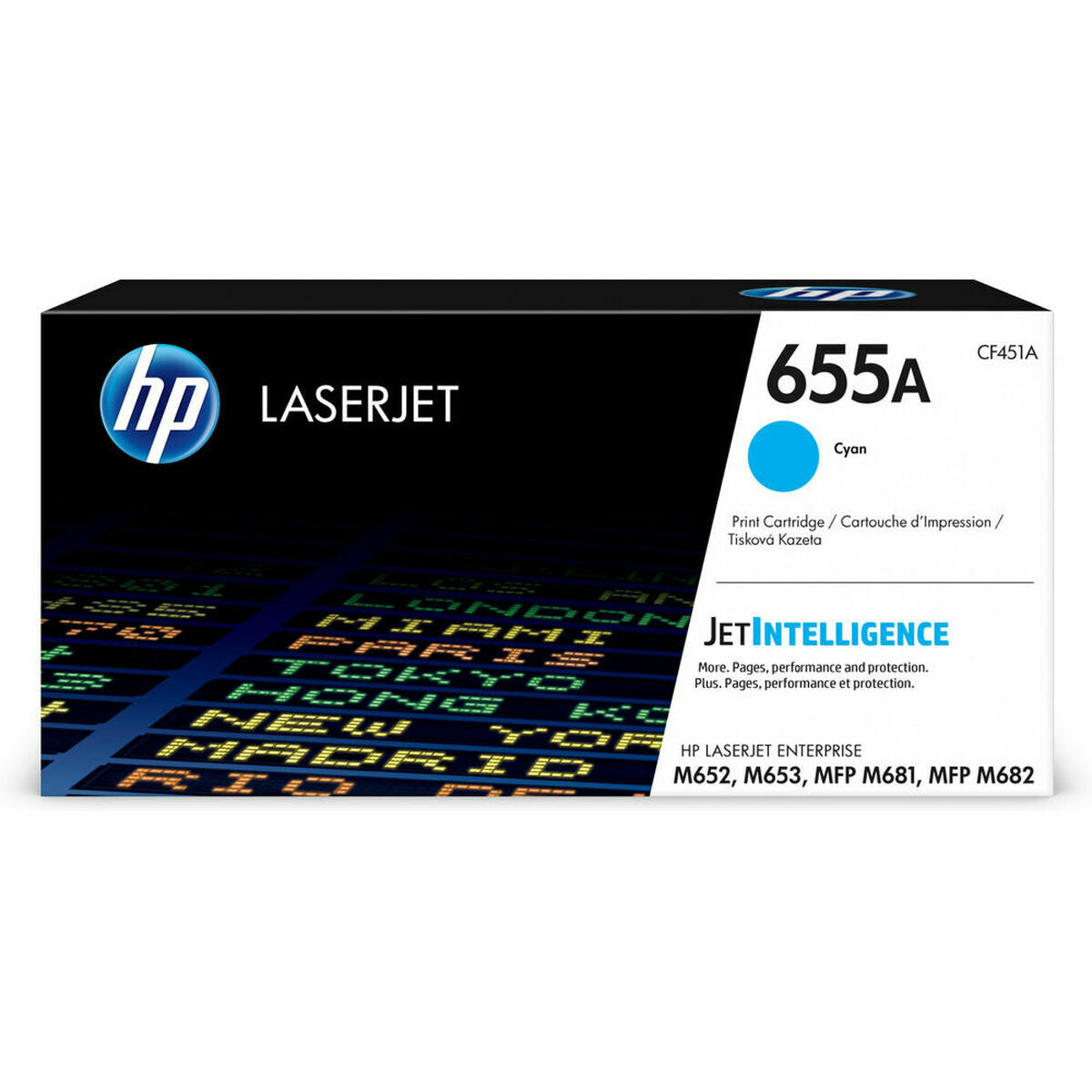 Original Toner HP 655A Cyan