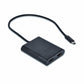 USB-C zu HDMI-Kabel i-Tec C31DUAL Schwarz 4K Ultra HD