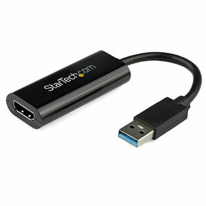 USB 3.0-zu-HDMI-Adapter Startech USB32HDES Schwarz