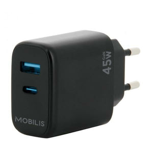 Chargeur mural Mobilis Noir 45 W