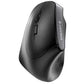 Schnurlose Mouse Cherry JW-4550_LEFT 1200 DPI Ergonomisch Wireless Linkshänder Schwarz