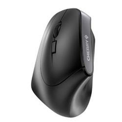 Schnurlose Mouse Cherry JW-4550_LEFT 1200 DPI Ergonomisch Wireless Linkshänder Schwarz