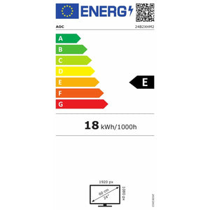 Écran AOC 24B2XHM2 FHD LED 23,8" LCD VA Flicker free 24"