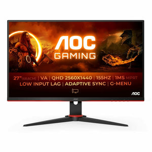 Gaming-Monitor AOC Q27G2E/BK Quad HD