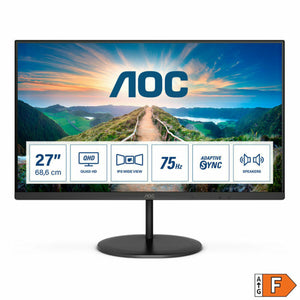 Monitor AOC Q27V4EA 2K LED 27" IPS LED LCD Flicker free