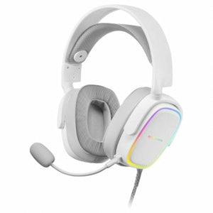 Gaming Headset mit Mikrofon Mars Gaming MHAXW RGB Weiß