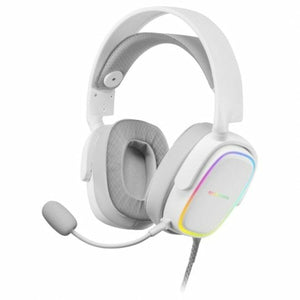 Casques avec Micro Gaming Mars Gaming MHAXW RGB Blanc