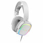 Casques avec Micro Gaming Mars Gaming MHAXW RGB Blanc