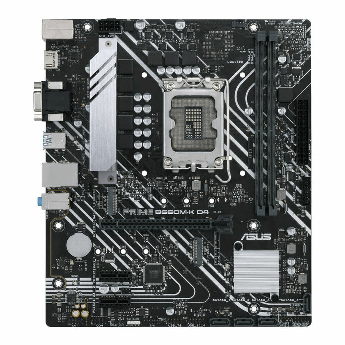 Carte Mère Asus PRIME B660M-K D4 mATX 4XDDR4 LGA 1700