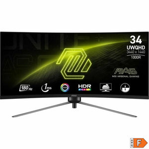 Écran MSI 345CQR 34" 180 Hz UltraWide Dual Quad HD