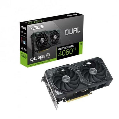 Carte Graphique Asus DUAL-RTX4060TI-O8G Geforce RTX 4060 Ti 8 GB GDDR6