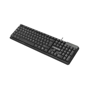 Clavier Tacens ACP0ES Noir Espagnol Qwerty QWERTY