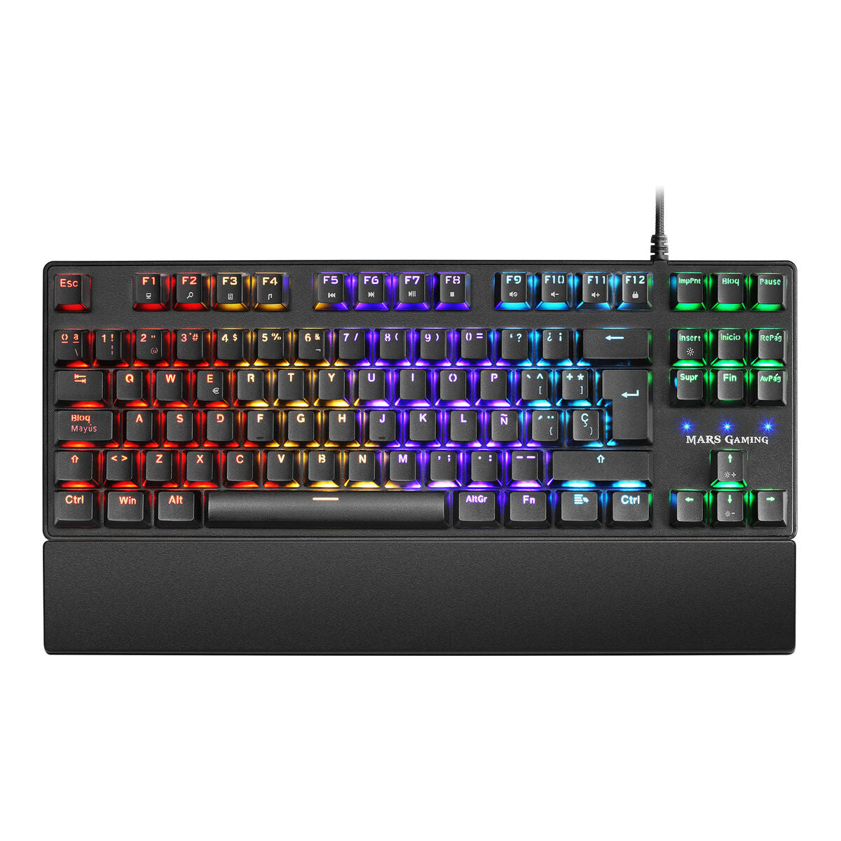 Clavier pour jeu Mars Gaming MKXTKL Espagnol Qwerty