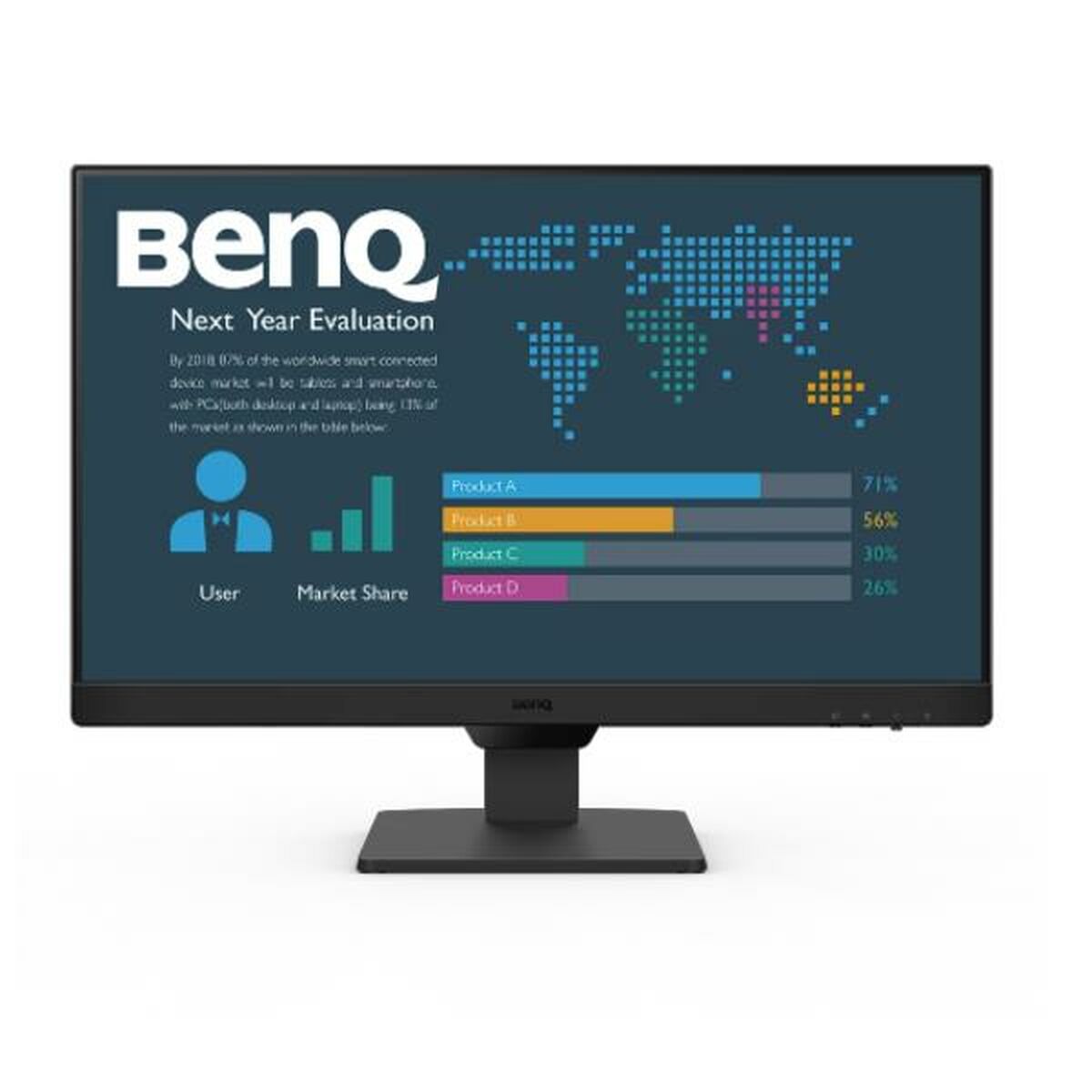 Monitor Gaming BenQ 9H.LLMLA.TPE 23,8" Quad HD 75 Hz