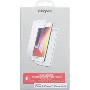 Protection pour téléphone portable BigBen Connected PACKSILIVTIP7 Transparent Apple