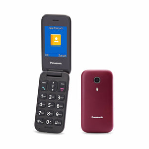 Mobiltelefon Panasonic KX-TU400EXR Rot Burgunderrot