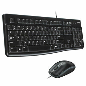 Clavier Logitech MK120 Noir QWERTY