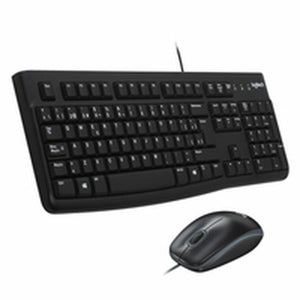 Keyboard and Mouse Logitech 920-002550 Black Spanish Qwerty