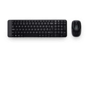 Clavier et souris sans fil Logitech MK220 Noir Espagnol Qwerty