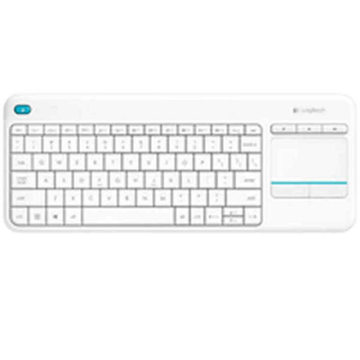 Clavier sans fil Logitech 920-007138 Blanc Espagnol Qwerty QWERTY