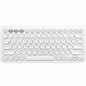 Clavier Bluetooth Logitech K380 Blanc Espagnol Qwerty