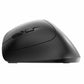 Schnurlose Mouse Cherry JW-4550_LEFT 1200 DPI Ergonomisch Wireless Linkshänder Schwarz