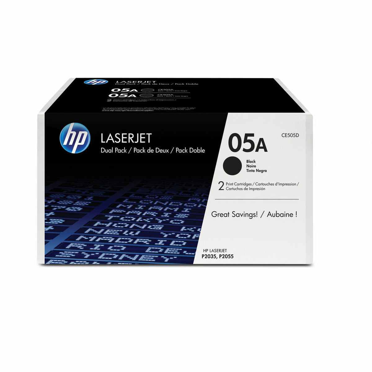 Toner HP 05A Noir Toner (2 Unités)