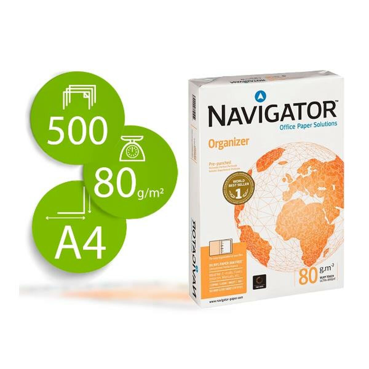 Druckerpapier Navigator NAV-80-2T A4