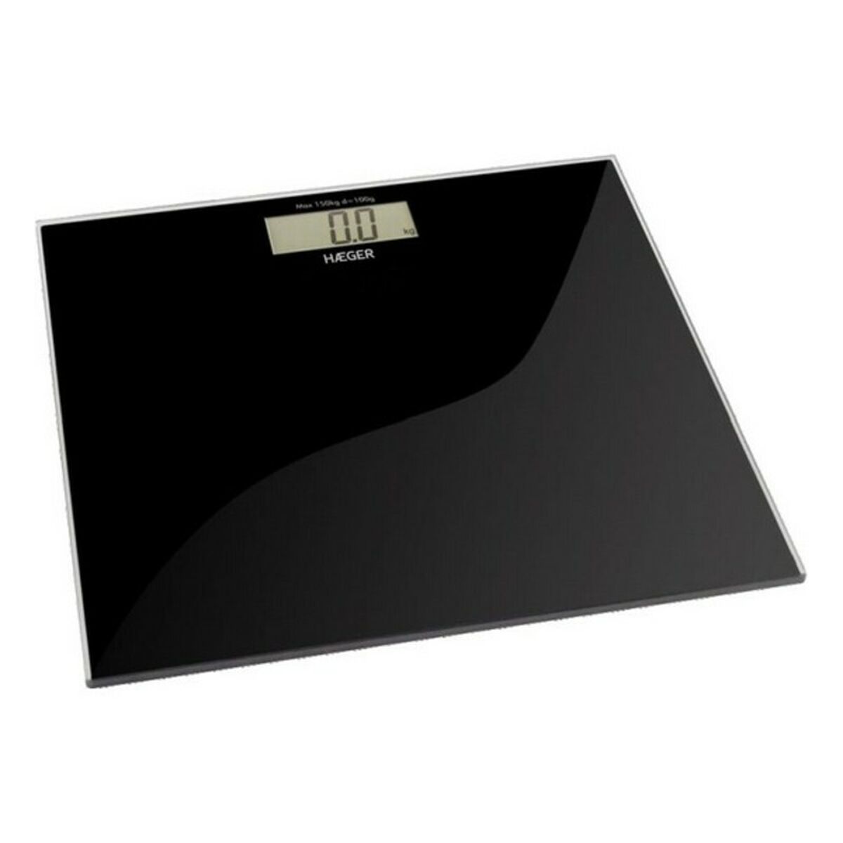 Digital Bathroom Scales Haeger Dark 180 kg