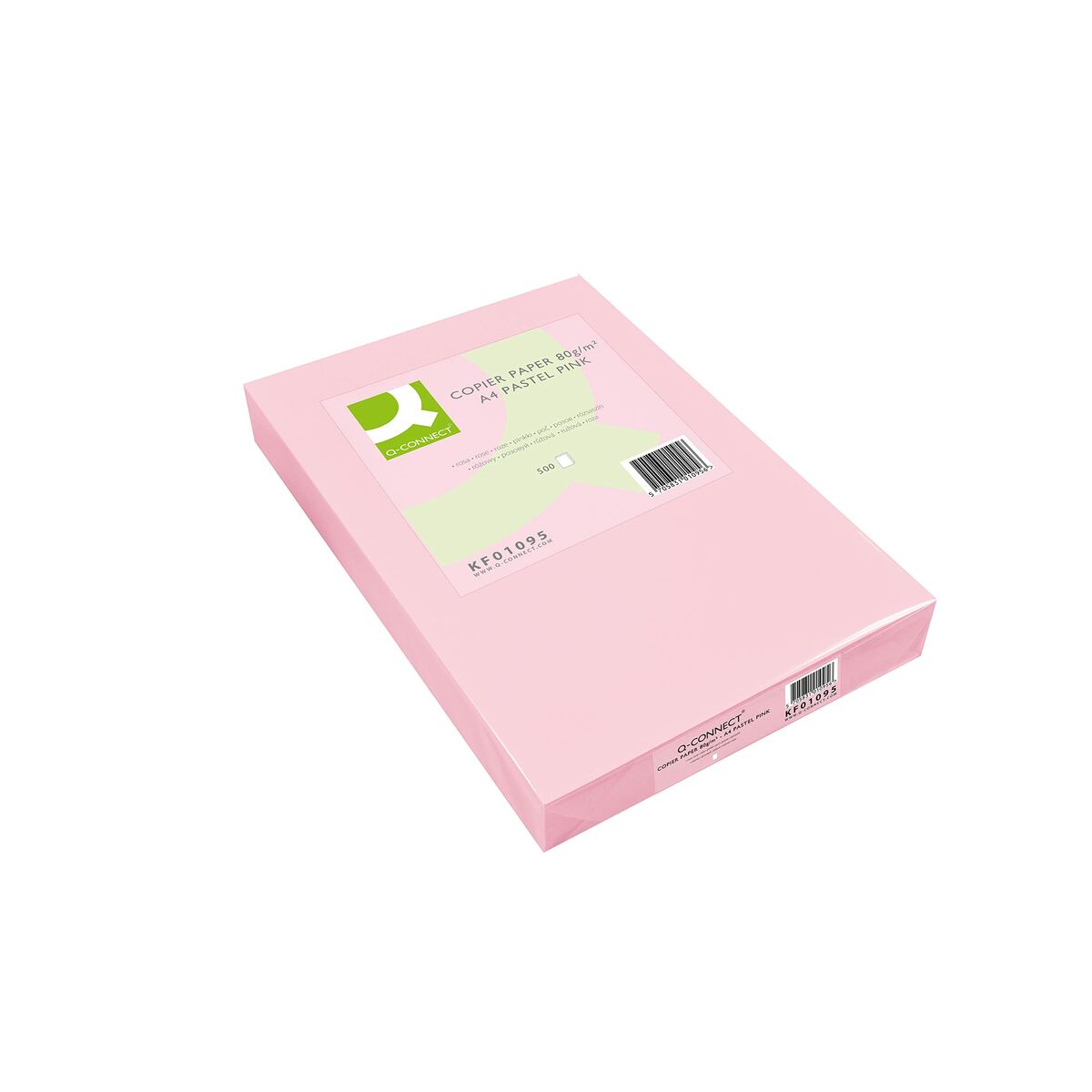 Druckerpapier Q-Connect KF01095 Rosa A4 500 Blatt