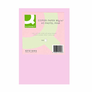 Papier pour imprimante Q-Connect KF18005 Rose A3 500 Volets