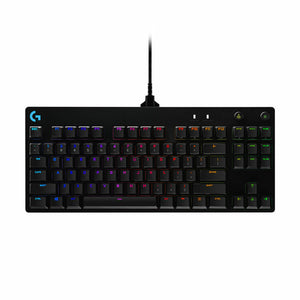 Keyboard Logitech 920-010593 Black RGB LED Spanish Qwerty Spanish