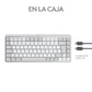 Wireless Keyboard Logitech 920-010799 English EEUU White QWERTY White/Grey