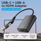 Adaptateur USB-C vers HDMI Vention ACYHB