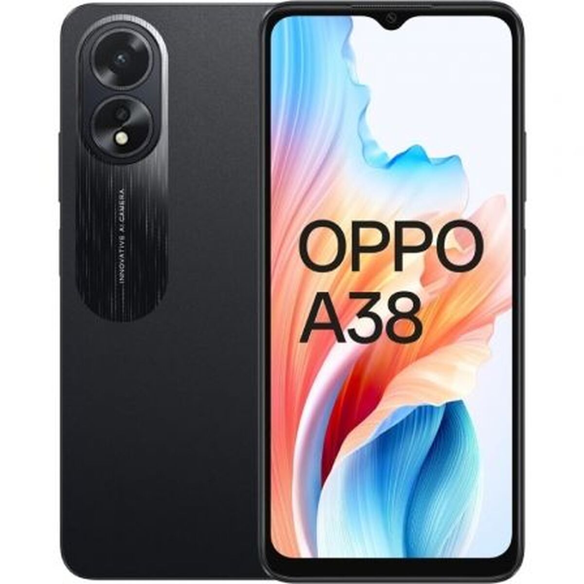 Smartphone Oppo Oppo A38 6,52" Octa Core 4 GB RAM 128 GB Schwarz