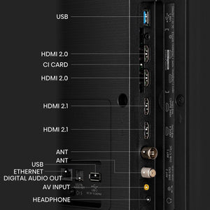 TV intelligente Hisense 85U7KQ 4K Ultra HD 85" ULED AMD FreeSync