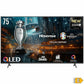 TV intelligente Hisense 4K Ultra HD 75" HDR QLED AMD FreeSync