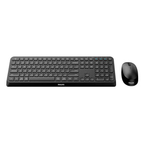 clavier et souris Philips SPT6407B/16 Noir Qwerty US