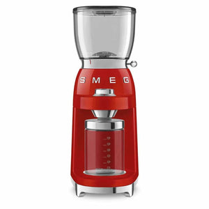 Elektromühle Smeg CGF11RDEU Rot Durchsichtig 150 W 350 g