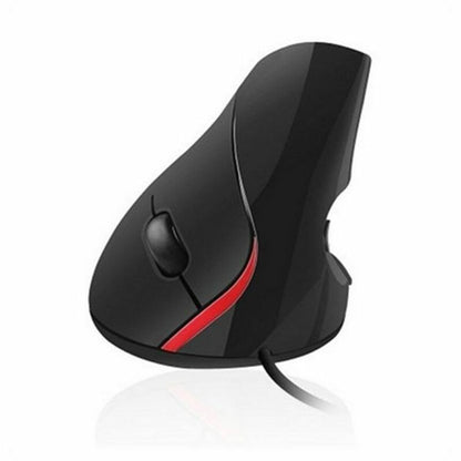 Ergonomische optische Maus Ewent 1000 dpi USB Schwarz (Restauriert B)